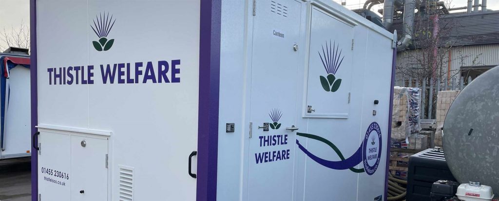 Welfare Unit with facilities for site workers